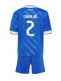 Billige Real Madrid Daniel Carvajal #2 Tredjedraktsett Barn 2025-26 Kortermet (+ Korte bukser)